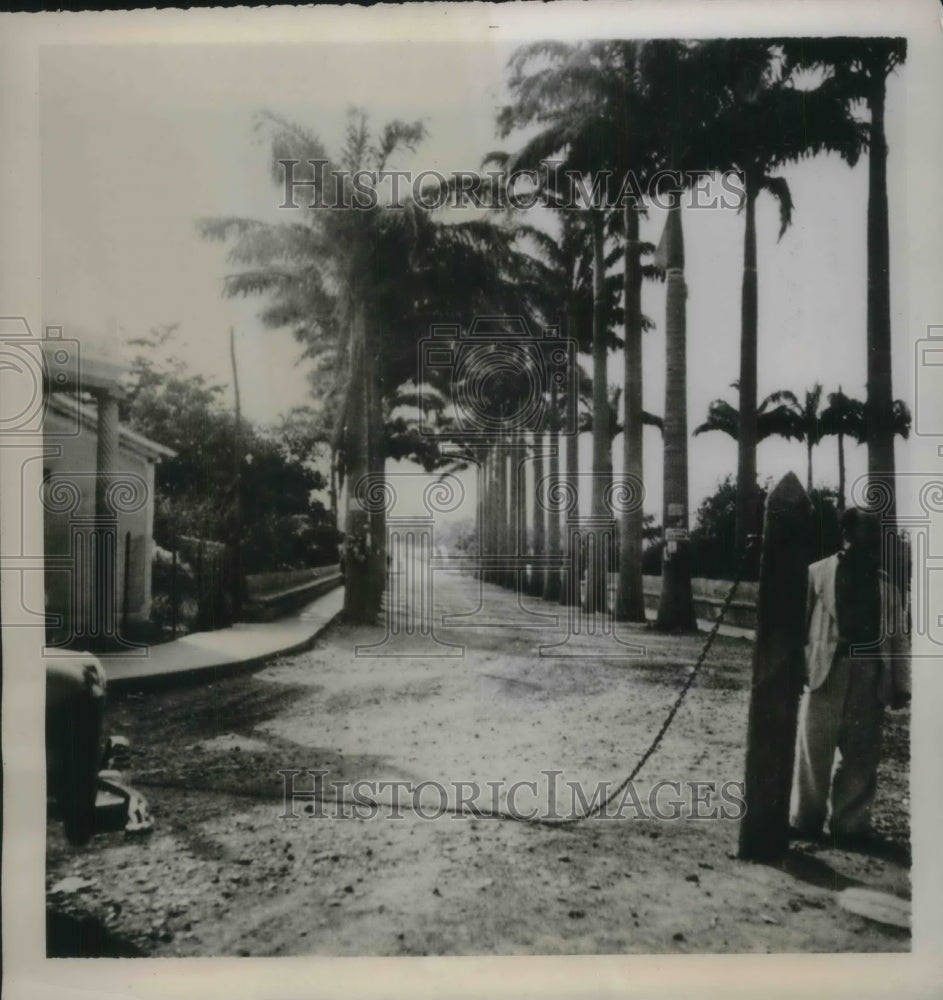 1941 Press Photo Meeting Place for Venezuelan and Columbian Presidential Meeting