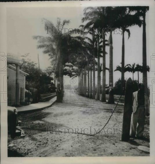 1941 Press Photo Meeting Place for Venezuelan and Columbian Presidential Meeting