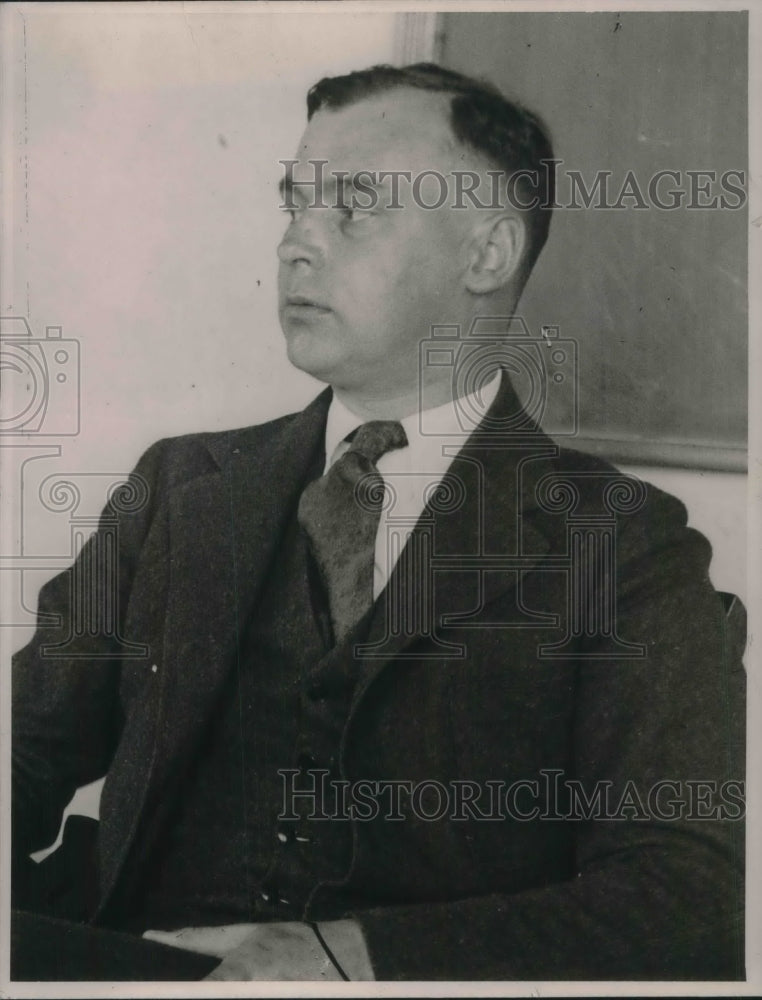 1921 Press Photo Chandler Sprague newspaperman who printed murderer's confession