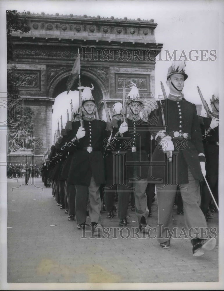 1958 Press Photo Cadet Corps of Saint Cyr - France&#39;s West Point- Historic Images