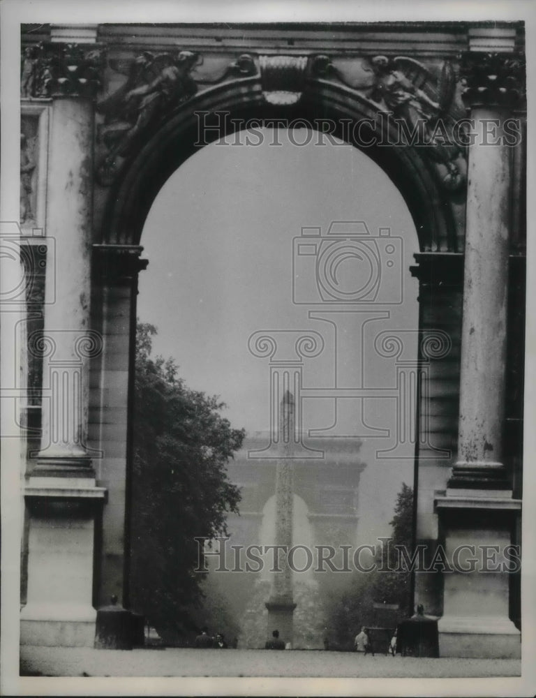 1959 Press Photo View of the Arch of Triumph near Champs Elysees Ave- Historic Images