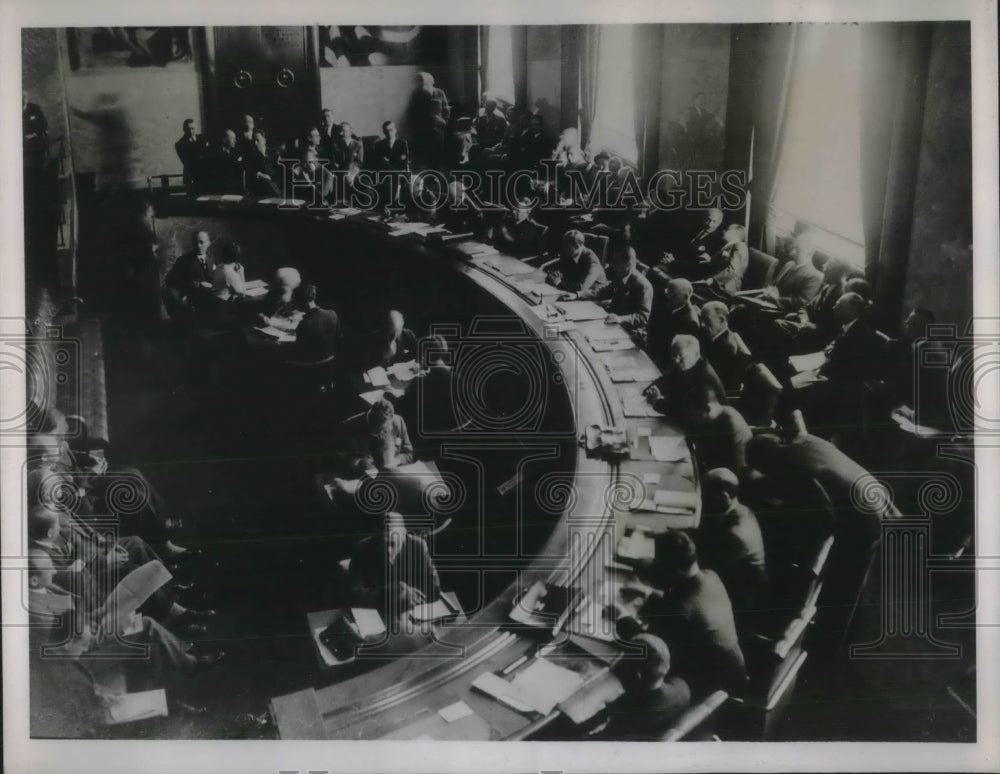 1938 Press Photo League of Nations, League Palace H. Selassie Geneva Switzerland- Historic Images