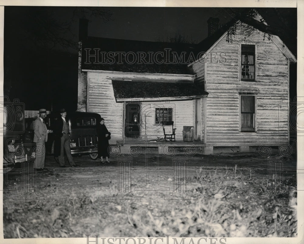 1933 Press Photo Home Of Edna Morris Murdered Princess Anne Maryland Woman- Historic Images