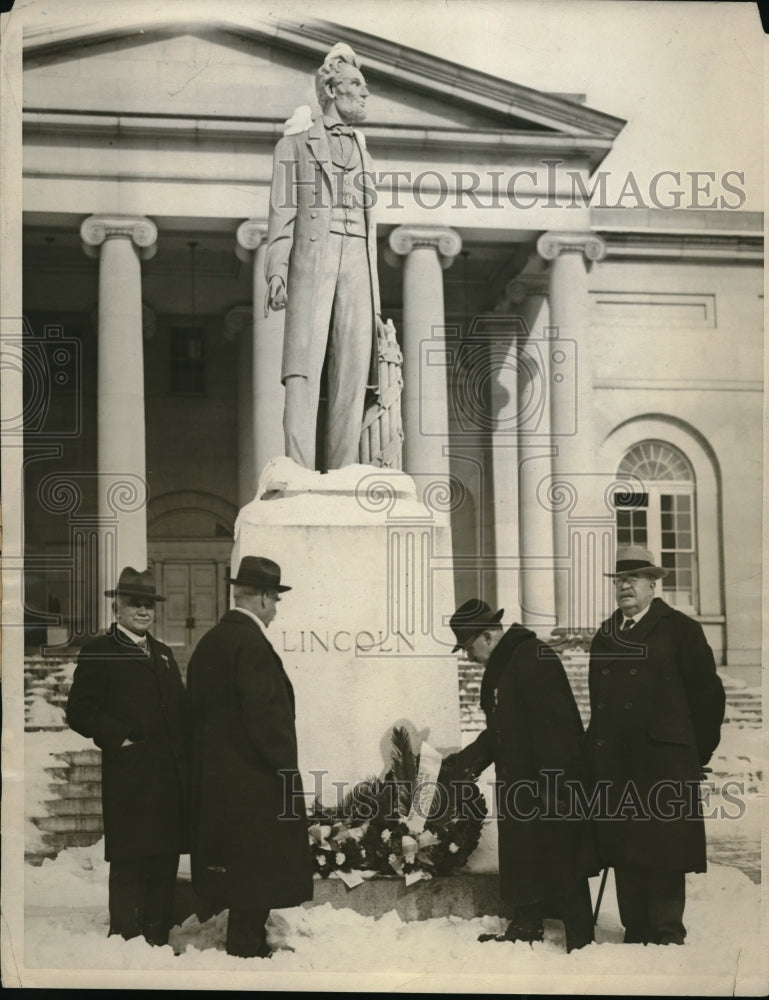 1926 Press Photo Lincoln's Birthday In Washington