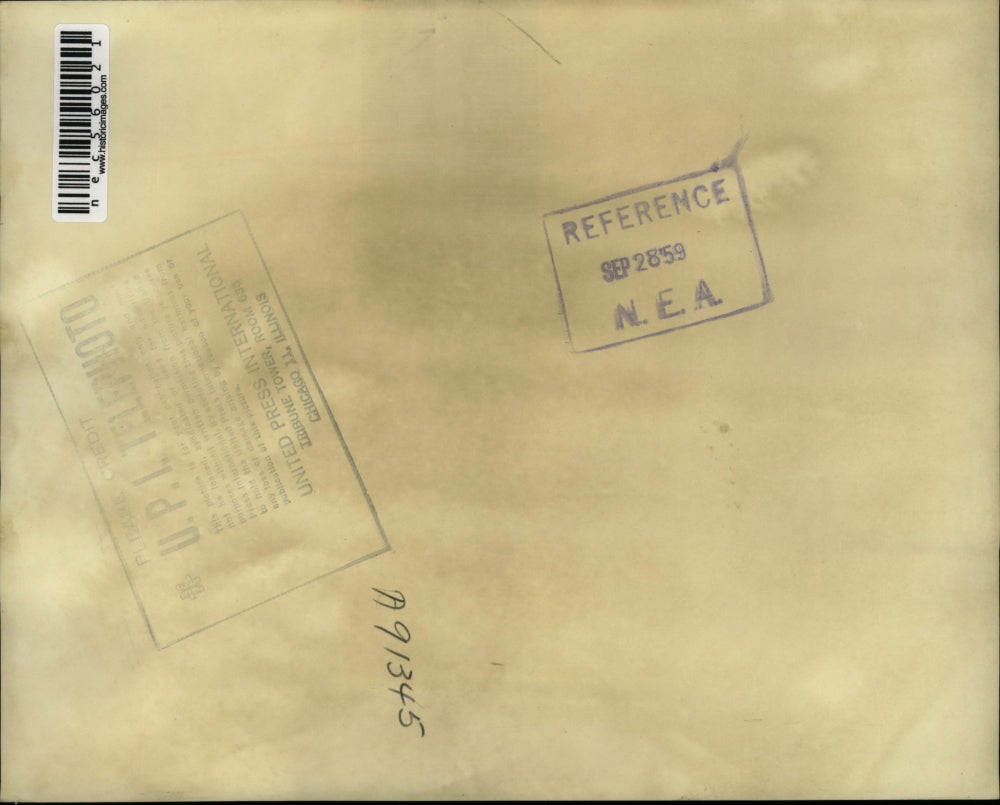 1959 Press Photo Mark Roberts Cartwheels Hydroplane During Race - nec56021