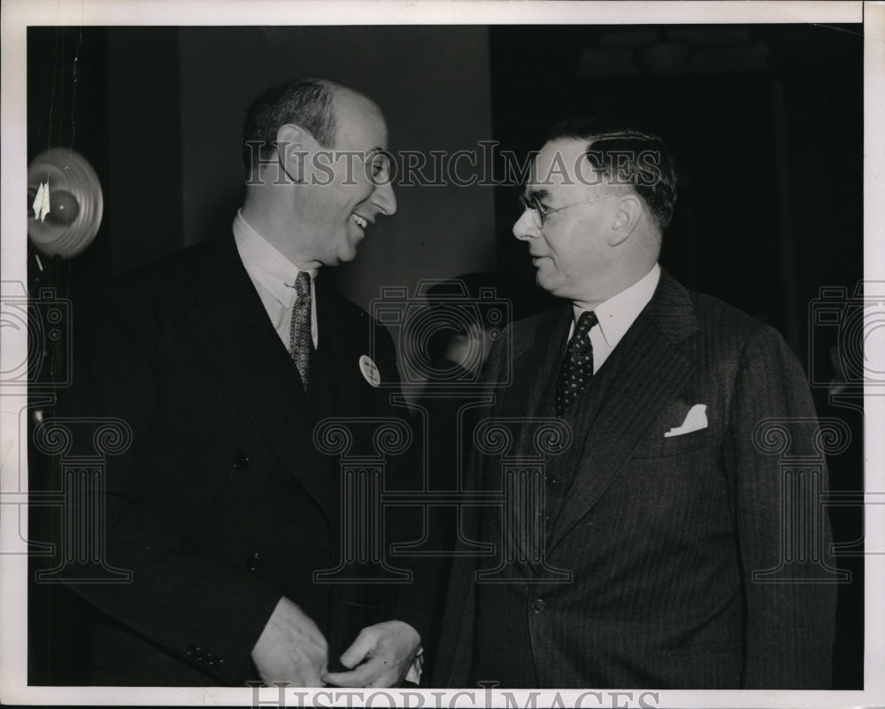1938 Press Photo Jacob Stowe and Paul Davis - nec56102