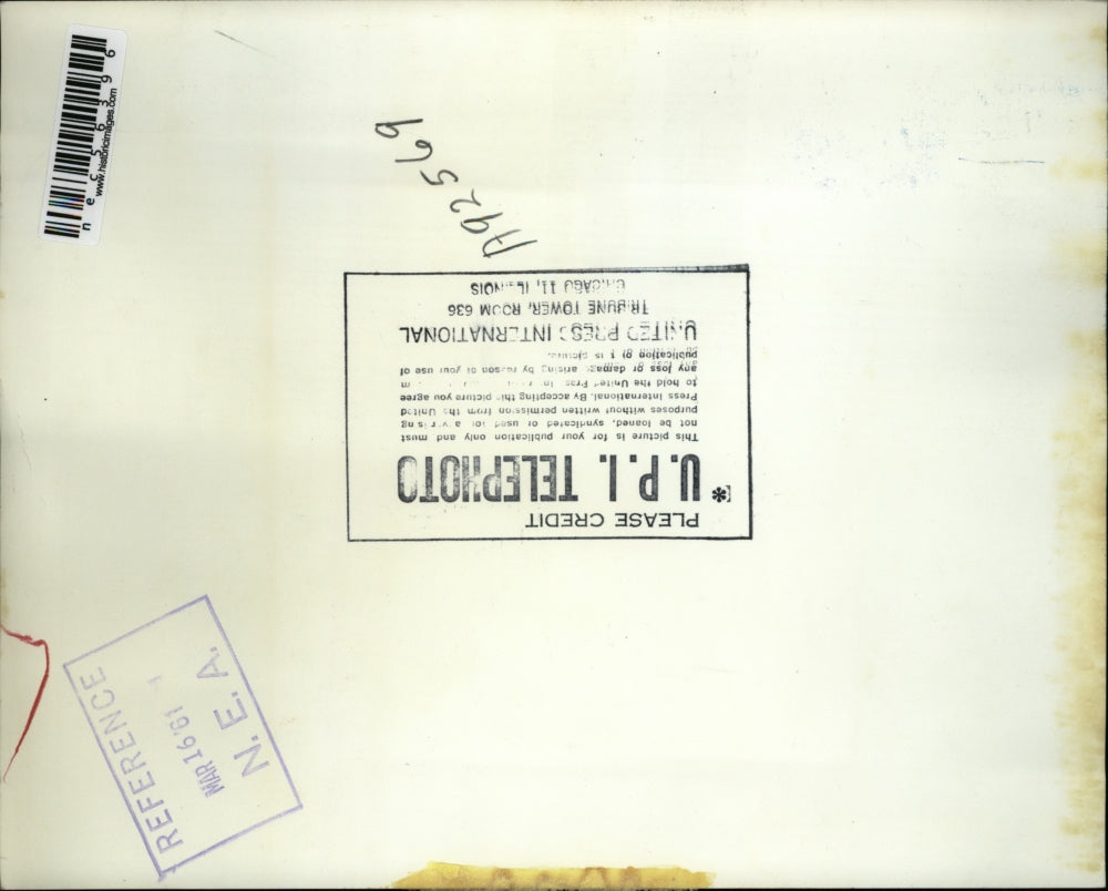 1961 Press Photo Detroit Michigan Chrysler Corporation Sol A Dann James M Robbin