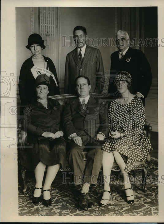 1928 Press Photo Attorney General Albert Ottinger & Candidate for Governor