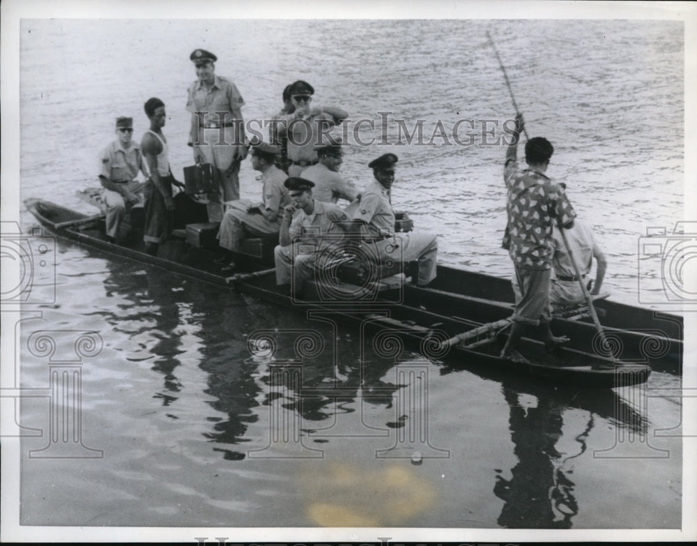 1958 Press Photo US Air Force Band in Manila