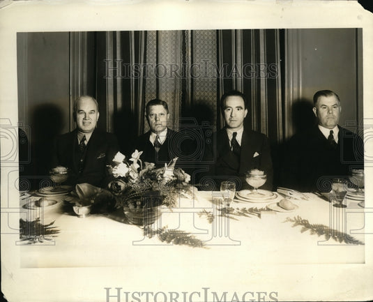 Press Photo Chrysler Sales Corporation Frank Murphy Michigan Mayor - nec56690