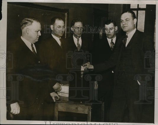1935 Press Photo Dicks Calamia Cunningham Kriebel Arterburn- Historic Images