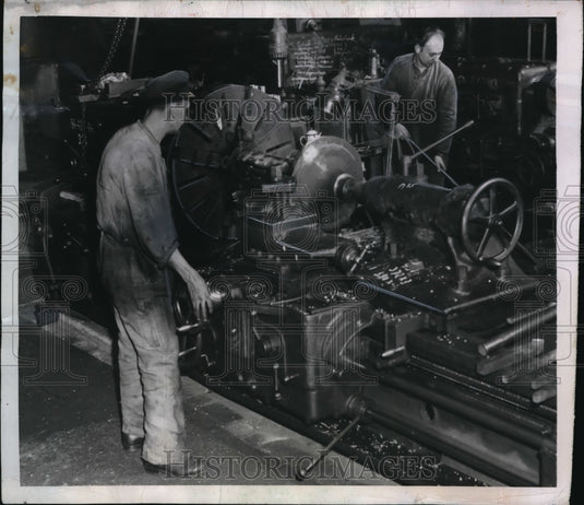 1950 Press Photo Krupp Plant in Essex- Historic Images