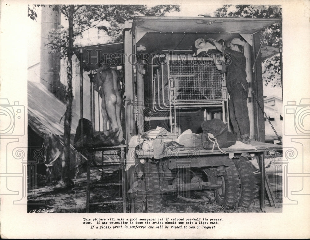 1941 Press Photo The Quartermaster Corps field sterilization unit - nec56867
