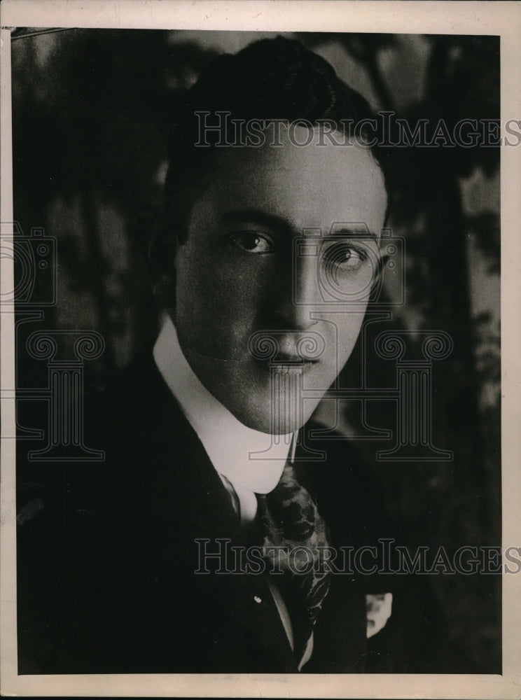 1923 Press Photo Harold Martens Schwab, League head to suppress German Opera