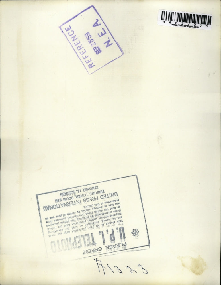 1959 Press Photo Arrival of Soviet Premier Khrushchev