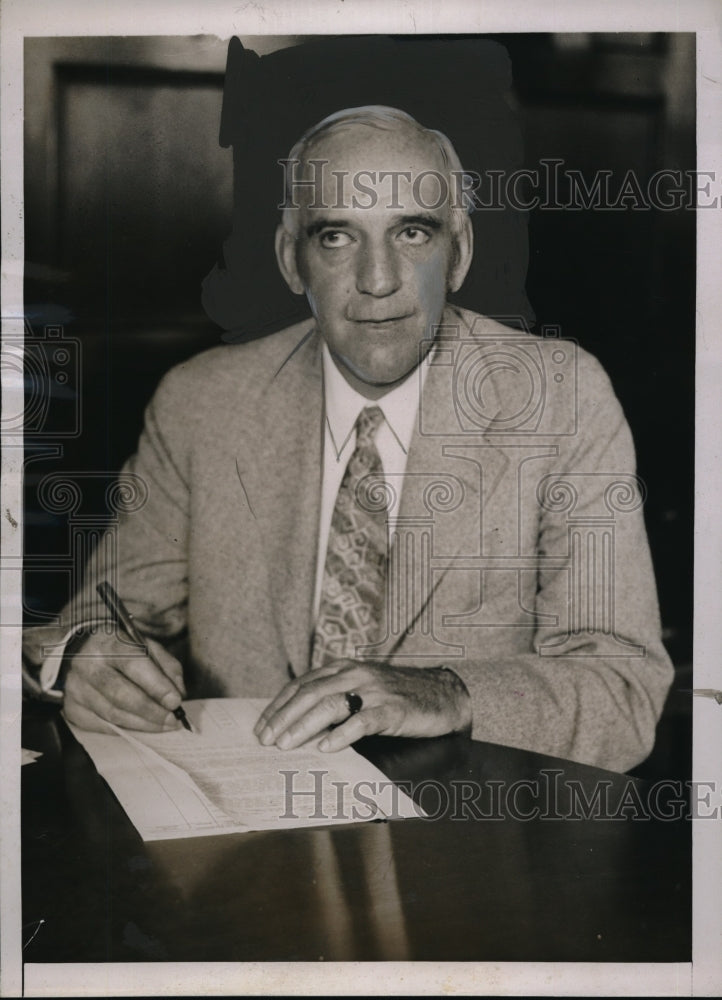 1936 Press Photo Representative Franklin Fort, a Republican