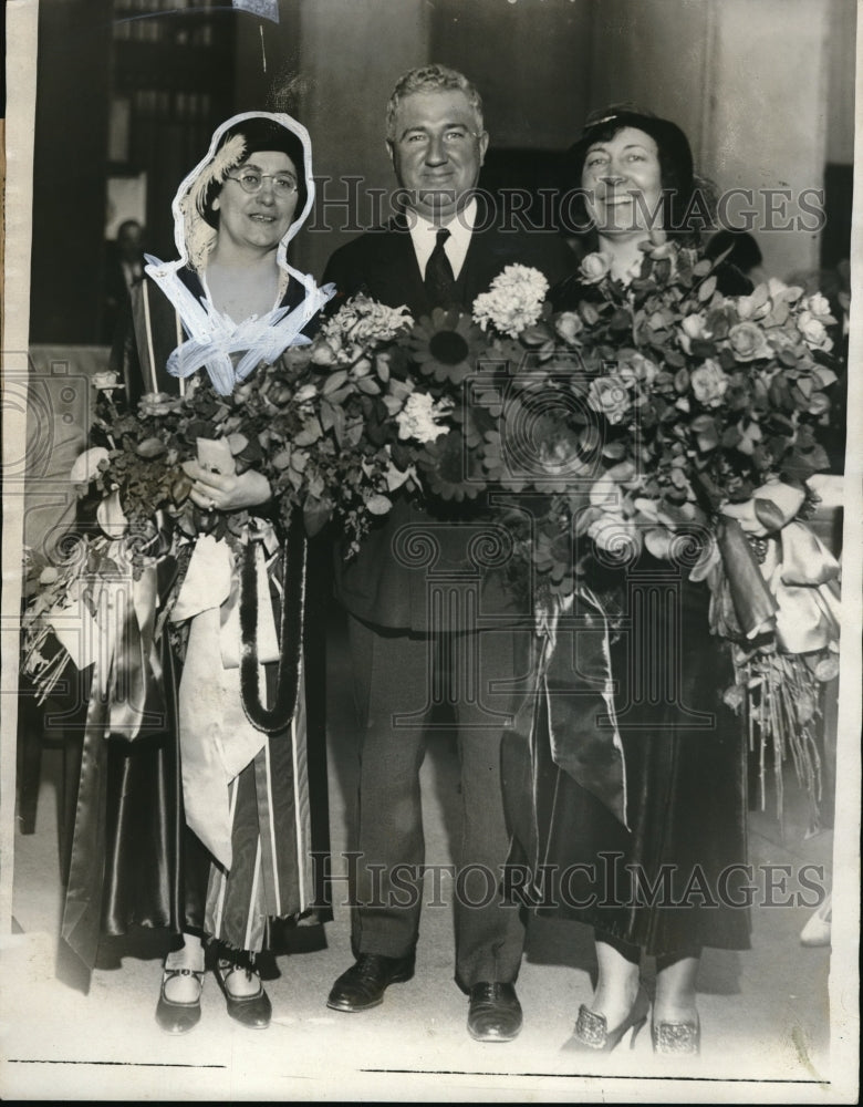 1931 Press Photo Mr. Louise Williams, Mrs. Robert L. Hoyal, Ralph T. O'Niel