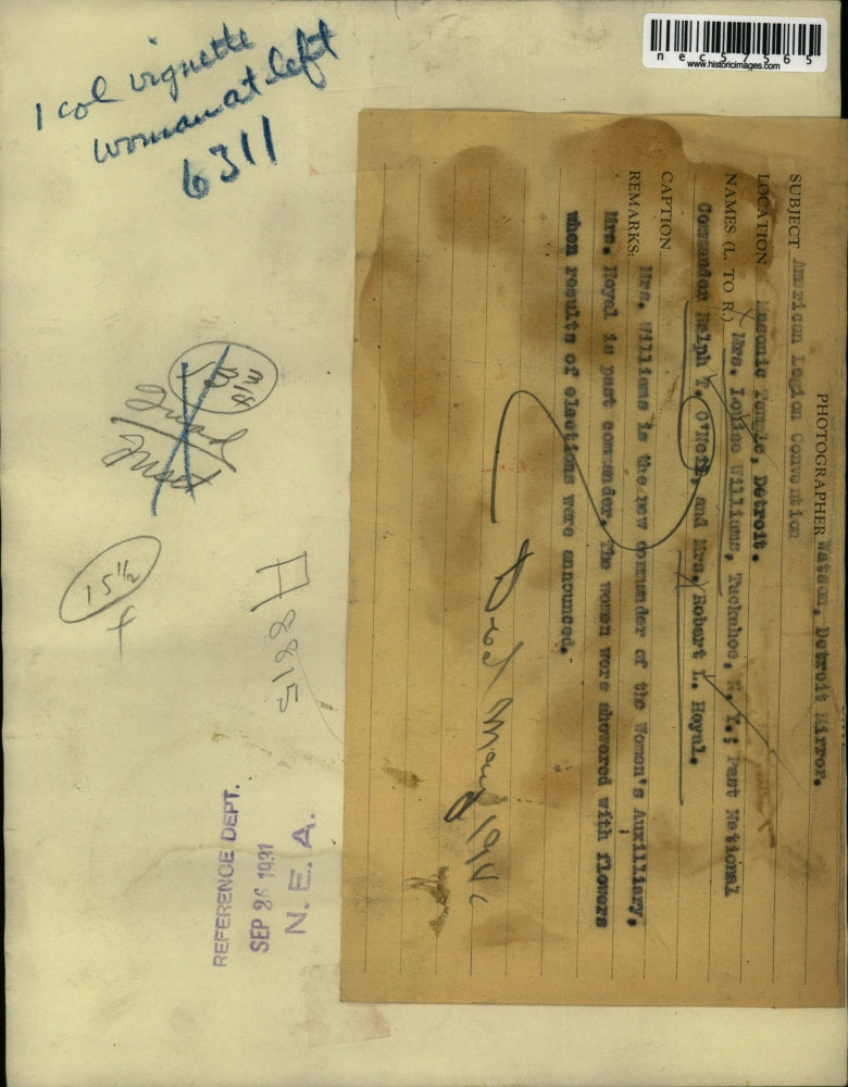 1931 Press Photo Mr. Louise Williams, Mrs. Robert L. Hoyal, Ralph T. O'Niel