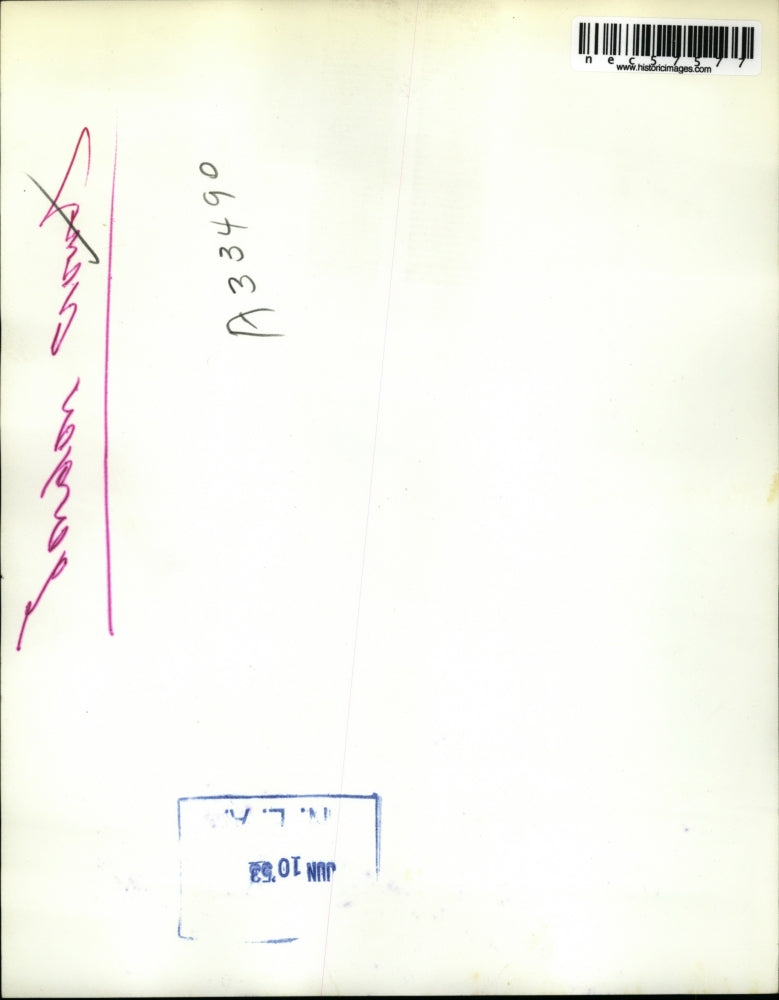 1953 Press Photo London Crowd curios as celebrities arrive at Buckingham Palace.