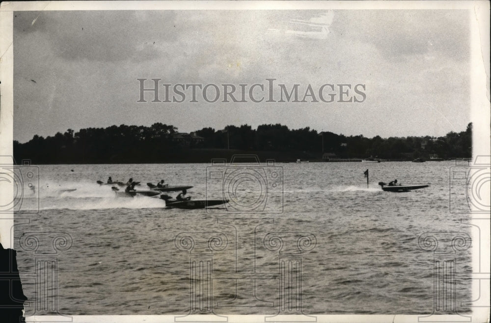 1931 Press Photo At the National Sweepstakes Regatta at Red Bank, NJ.
