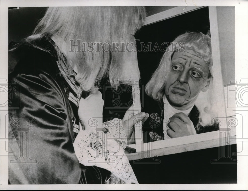 1938 Press Photo Rev. Dr. Sherman Skinner Rehearses For Presbyterian Play Philly