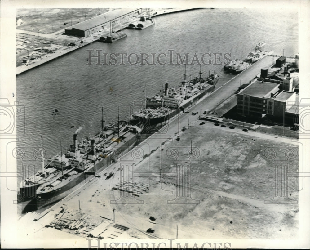 1941 Press Photo US Seizes 30 axis ships sabotage findings - nec58254- Historic Images