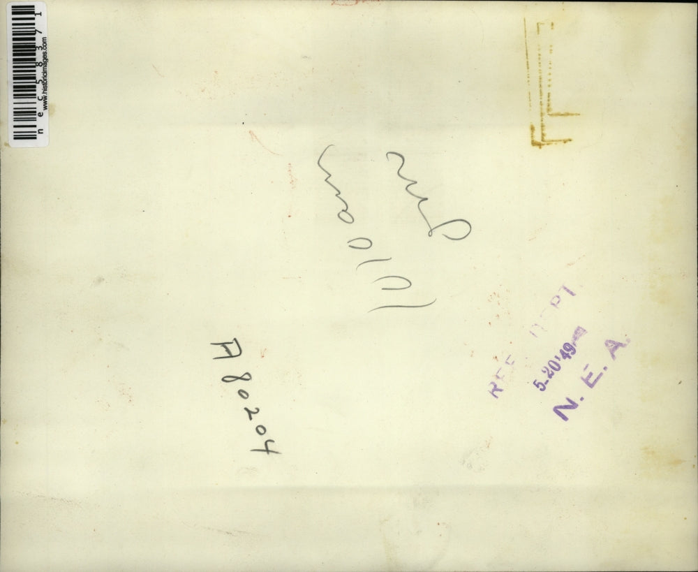 1949 Press Photo Section Of Hardesty Chemical Co Plant Damaged By Fire