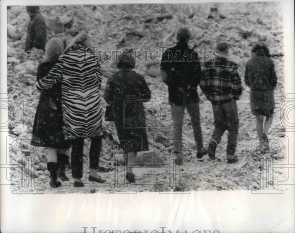 1968 Press Photo Mannington W. Virginia coal mine blast, deaths