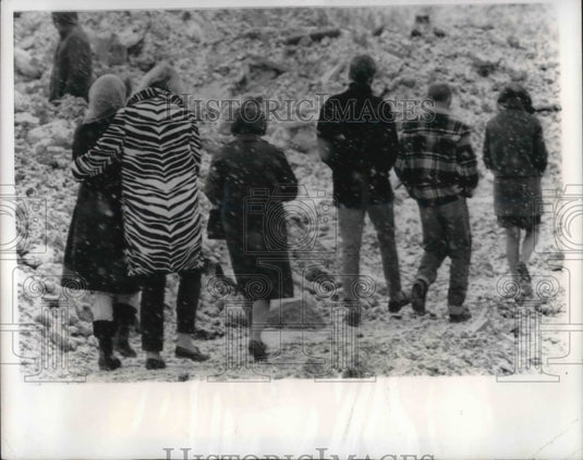1968 Press Photo Mannington W. Virginia coal mine blast, deaths
