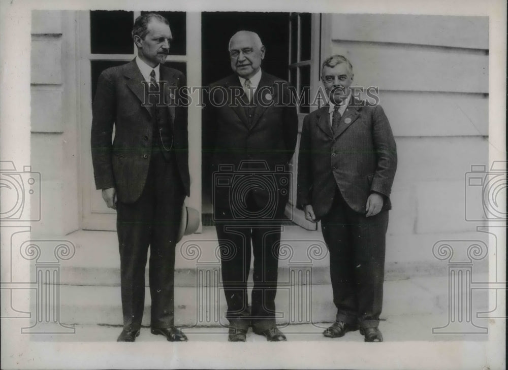 1935 Press Photo NE Nerla, Pres of the Council of Int'l Union of Astronomers