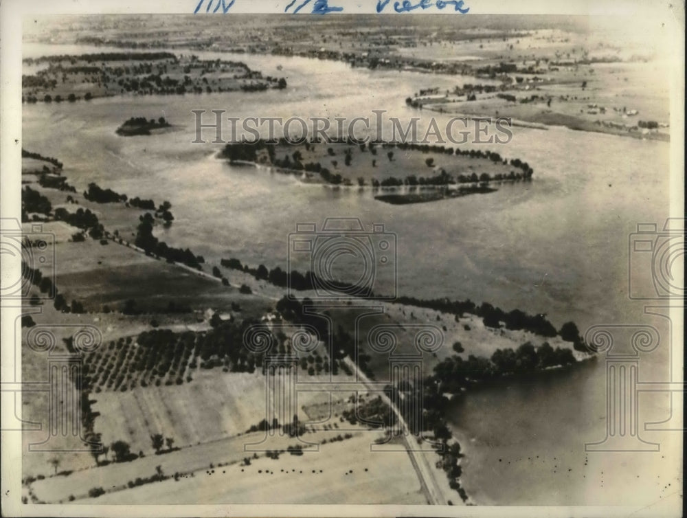 1932 Press Photo Chrysler Island Montreal Canada Boundary Treaty - nec58968