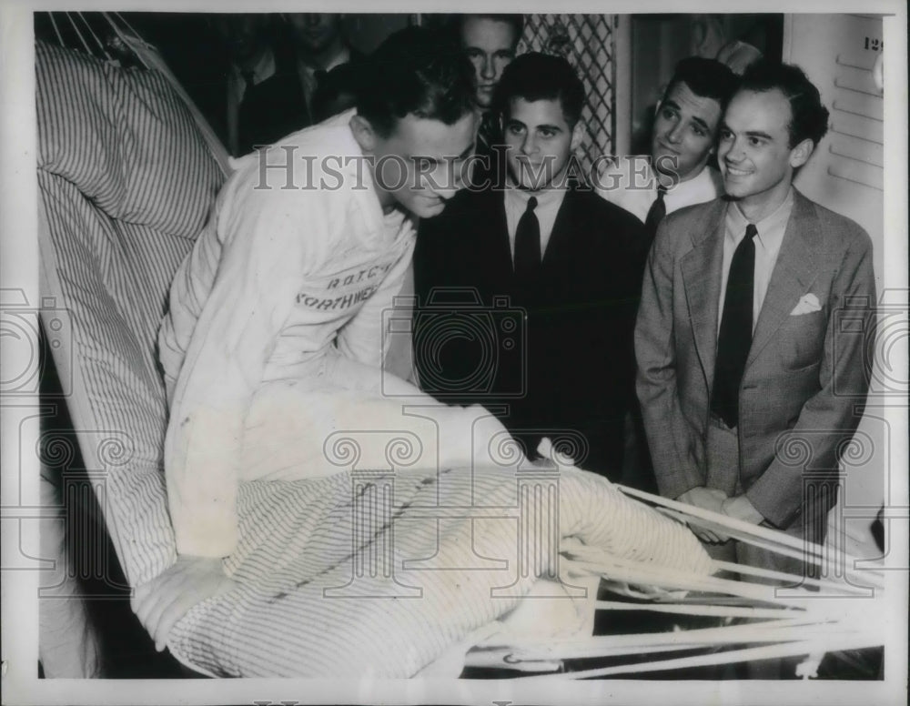 1940 Press Photo EH Sisco, Lester McDowell, FX Sheehan, S Pope, Naval Reserve