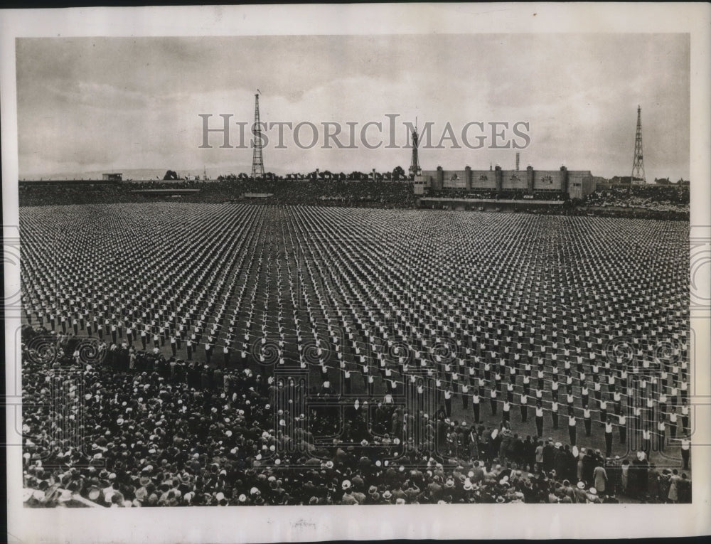 1938 Press Photo Tenth Annual Sokols Congress in Czechoslovakia.- Historic Images