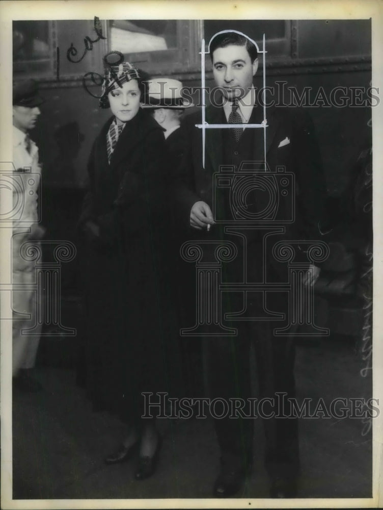 1934 Press Photo Sol Rosenbeblatt arrives in Hollywood