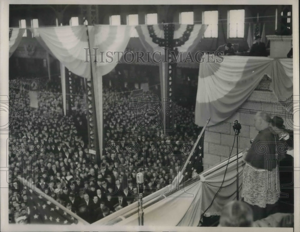 1940 Press Photo Rev. Samuel A. Stritch Archbishop of Chicago Illinois