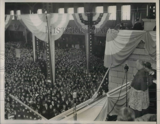 1940 Press Photo Rev. Samuel A. Stritch Archbishop of Chicago Illinois