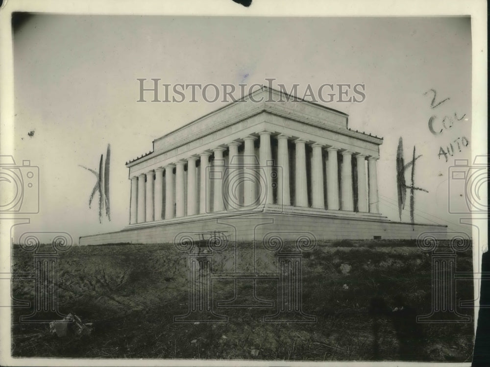 1928 Press Photo Lincoln Memorial