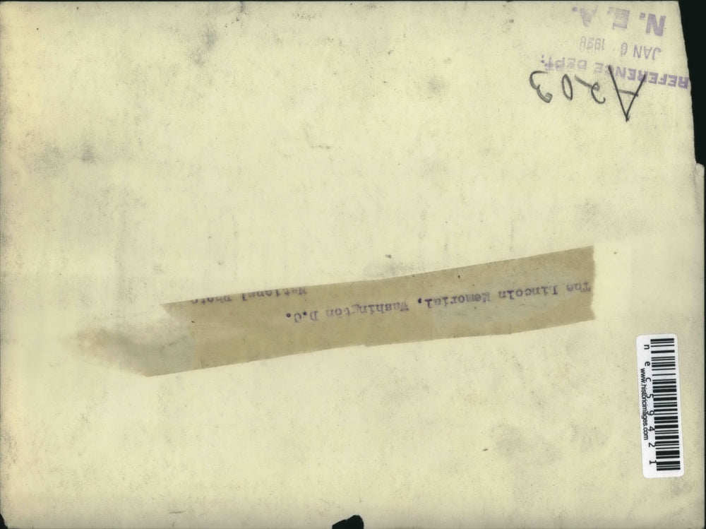 1928 Press Photo Lincoln Memorial