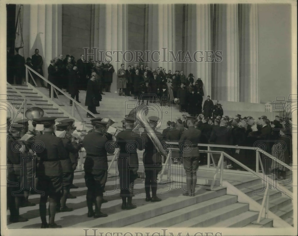 1923 Press Photo Lincoln Memorial, American Legion