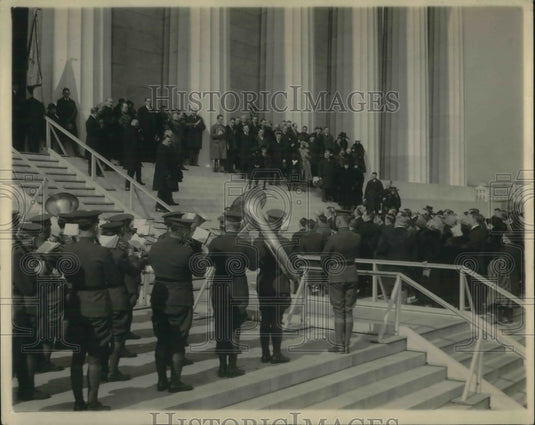 1923 Press Photo Lincoln Memorial, American Legion