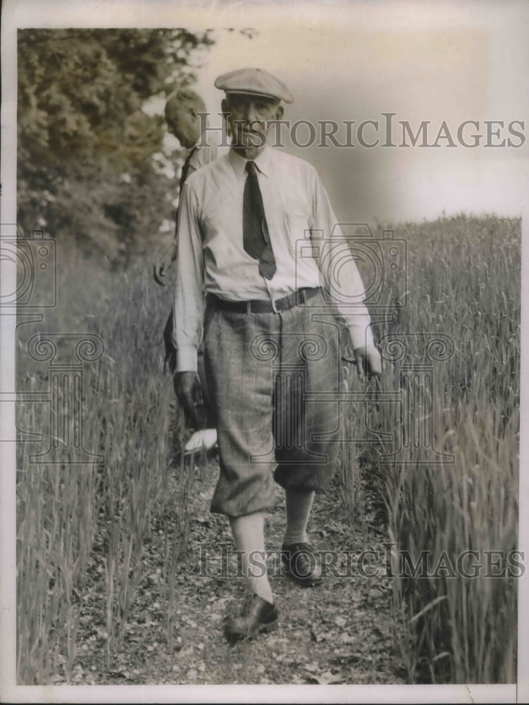 1937 Press Photo Justice Willis Van Devanter Whose Resignation From Supreme