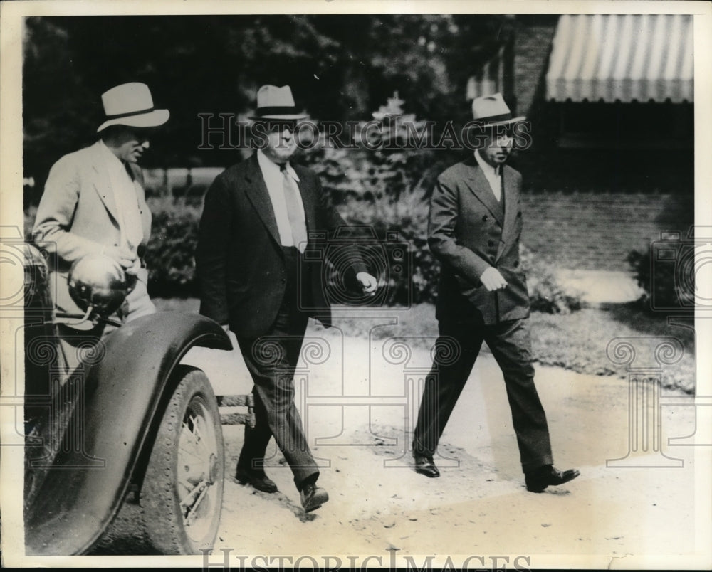 1934 Press Photo John Labatt returning home after being kidnapped