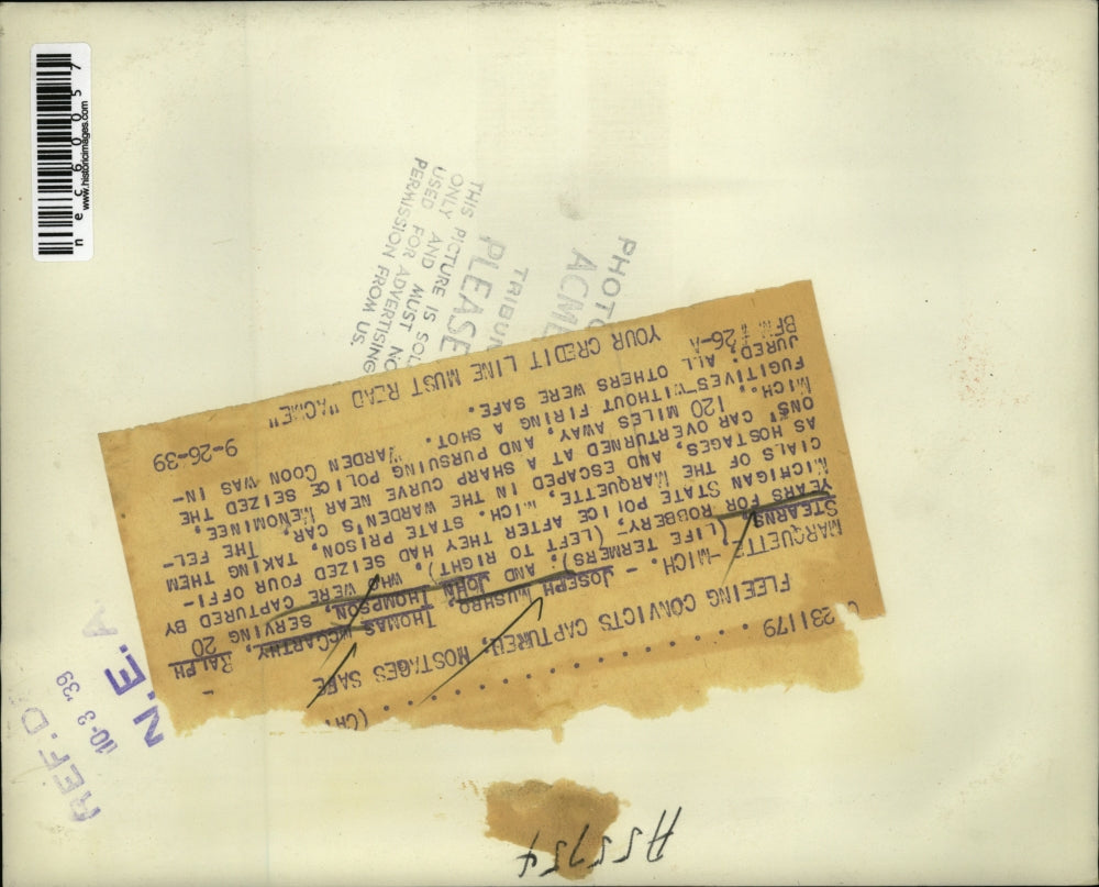 1939 Press Photo Joseph Mushro, thomas McCarthy, Ralph Stearns & John Thompson