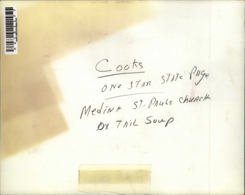 Press Photo St. Paul&#39;s Church Cooks Making Ox Tail Soup