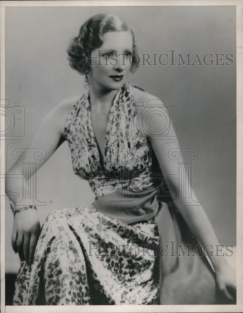 1937 Press Photo Ann Booth, Actress- Historic Images