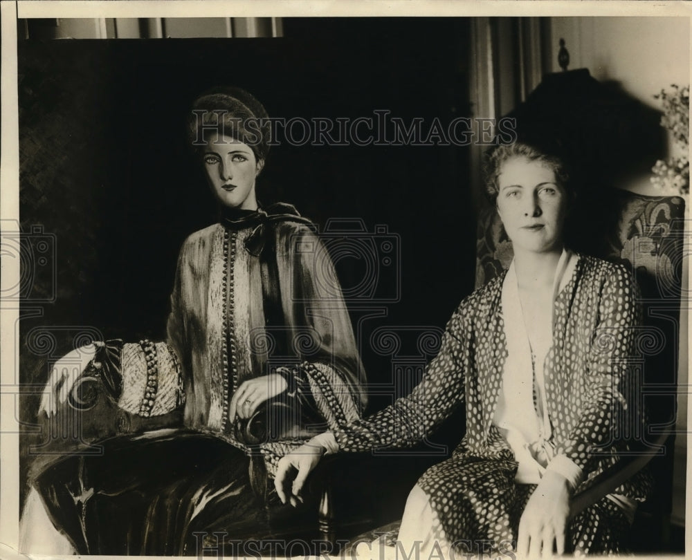 1927 Press Photo D.C&gt; Senora Bedoya at Peruvian Embassy- Historic Images