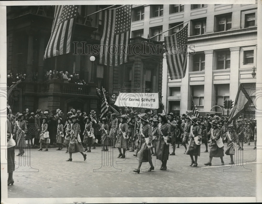 1933 Press Photo Salvation Army Campaigns