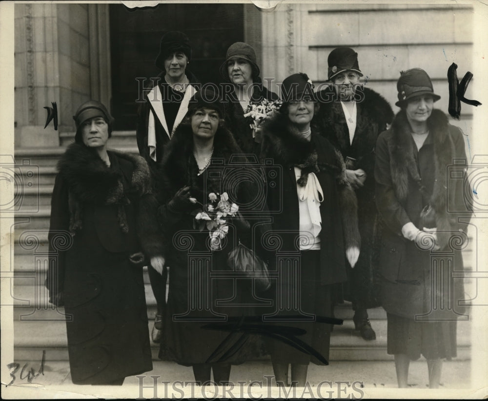 1929 Press Photo U.S. Congresswomen, Mrs. W Oldfield, E Rogers, Washington
