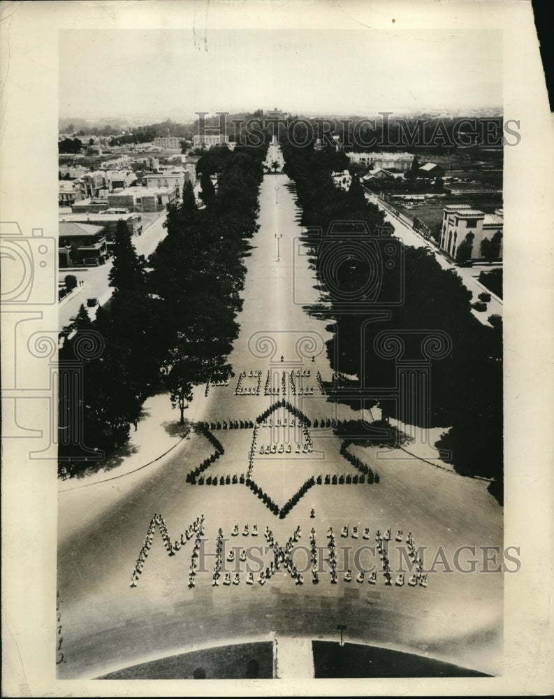 1931 Press Photo Mexican Police showing all progress in all activities