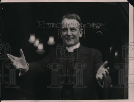 1921 Press Photo Rev Banker Lee Married Alfred Dupont